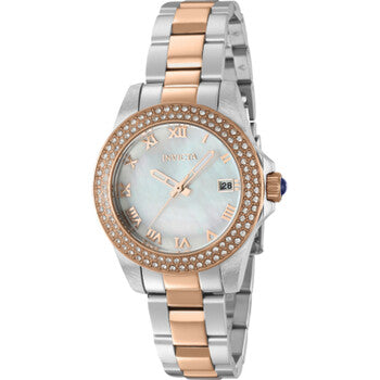 Angel Quartz White Dial Ladies Watch