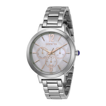Angel Quartz White Mother of Pearl Dial Ladies Watch
