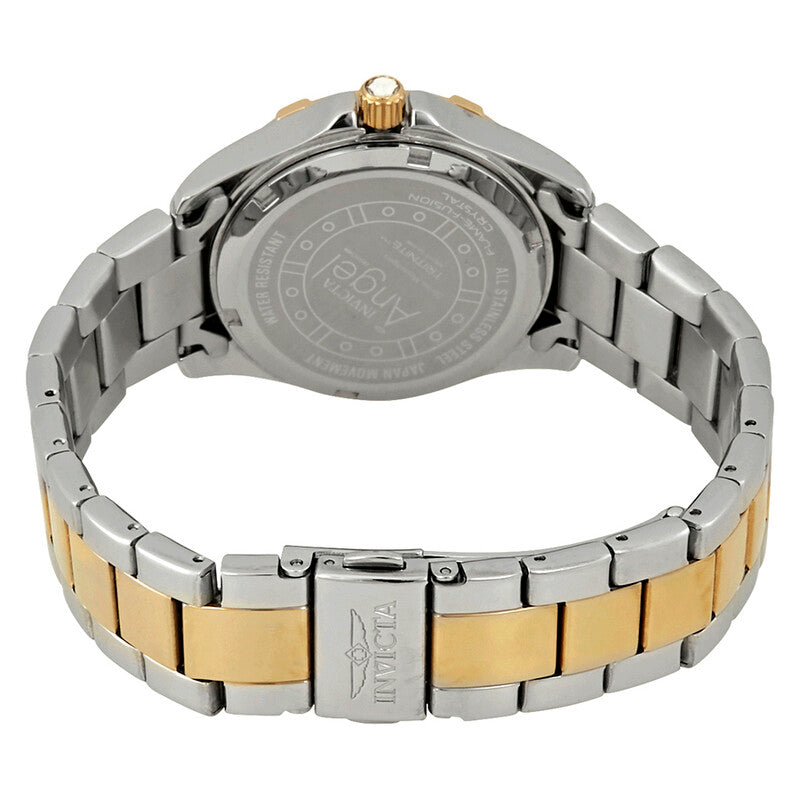 Angel Silver Dial Two-Tone Ladies Watch