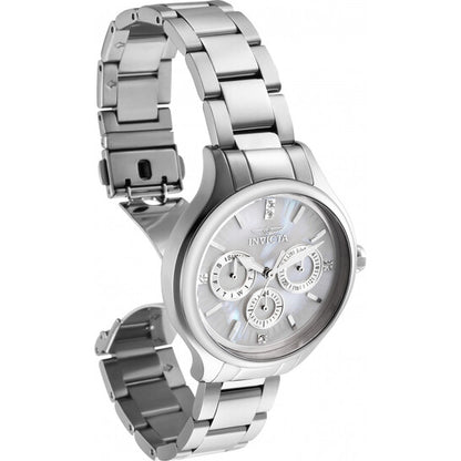 Angel White Dial Stainless Steel Ladies Watch