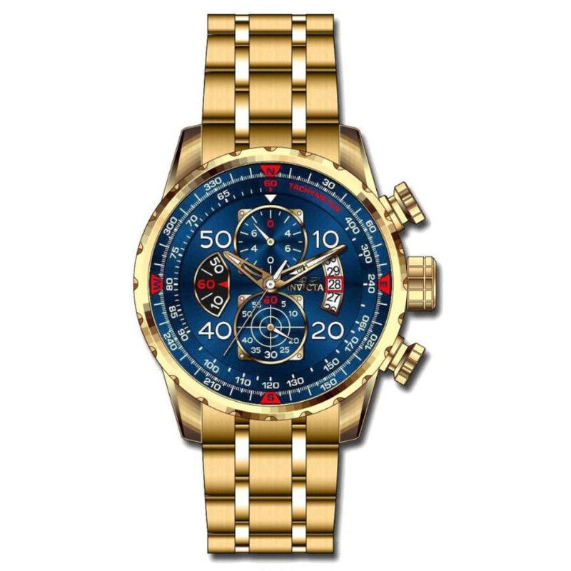 Aviator Blue Dial Men's Watch
