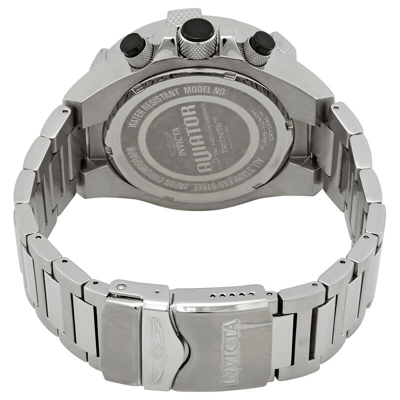 Aviator Chronograph Black Dial Men's Watch