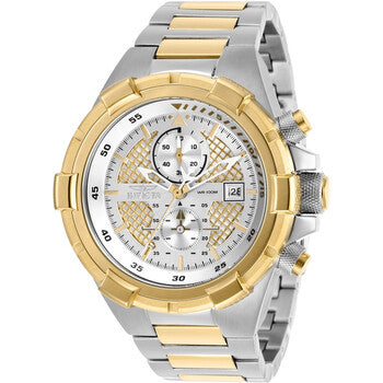 Aviator Chronograph Quartz Silver Dial Men's Watch