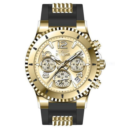 BLU Chronograph Quartz Gold Dial Ladies Watch