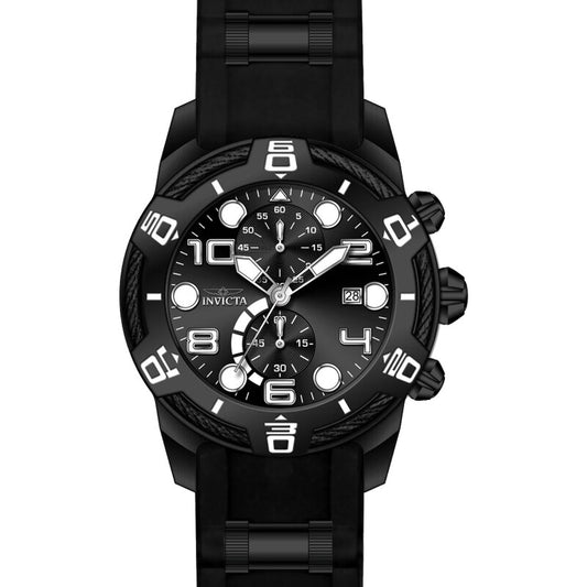 Bolt Black Chronograph Men's Watch