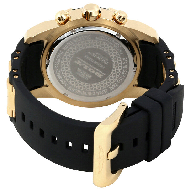 Bolt Chronograph Black Dial Men's Watch