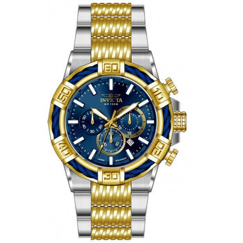 Bolt Chronograph GMT Quartz Blue Dial Men's Watch