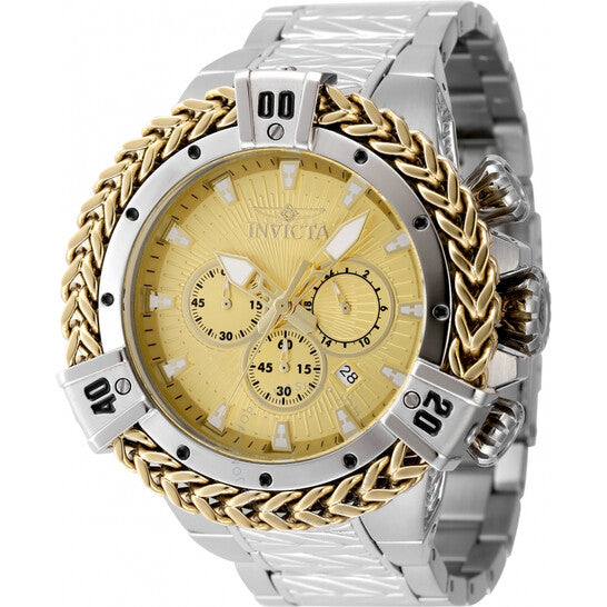 Invicta, Bolt Chronograph GMT Quartz Gold Dial Men's Watch