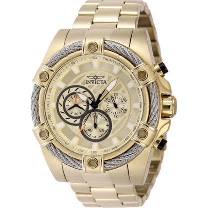 Bolt Chronograph GMT Quartz Gold Dial Men's Watch