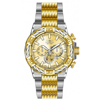 Bolt Chronograph GMT Quartz Gold Dial Men's Watch