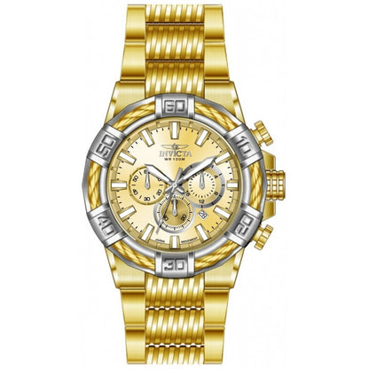 Bolt Chronograph GMT Quartz Gold Dial Men's Watch