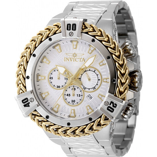 Invicta, Bolt Chronograph GMT Quartz Silver Dial Men's Watch