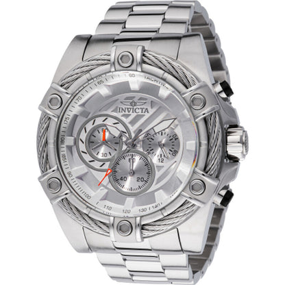 Bolt Chronograph GMT Quartz Silver Dial Men's Watch