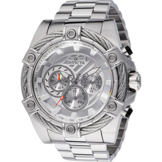 Bolt Chronograph GMT Quartz Silver Dial Men's Watch