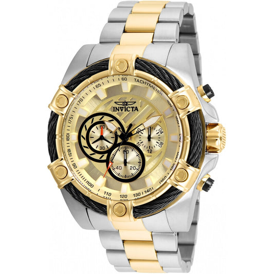 Bolt Chronograph Gold Dial Men's Watch
