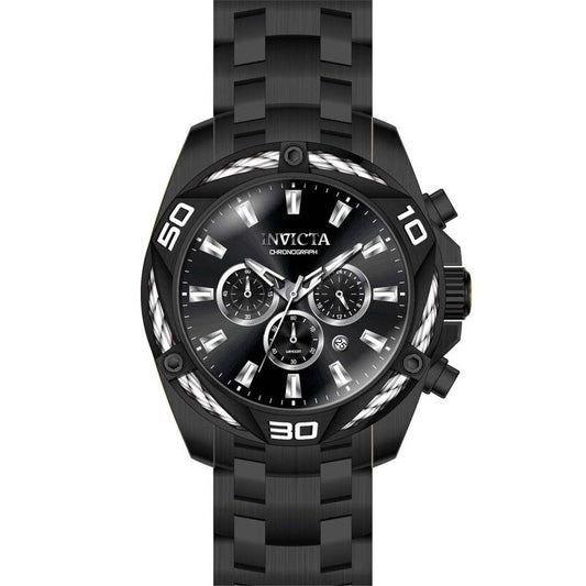 Bolt Chronograph Quartz Black Dial Men's Watch