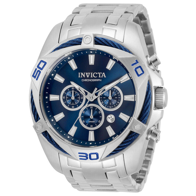 Bolt Chronograph Quartz Blue Dial Men's Watch