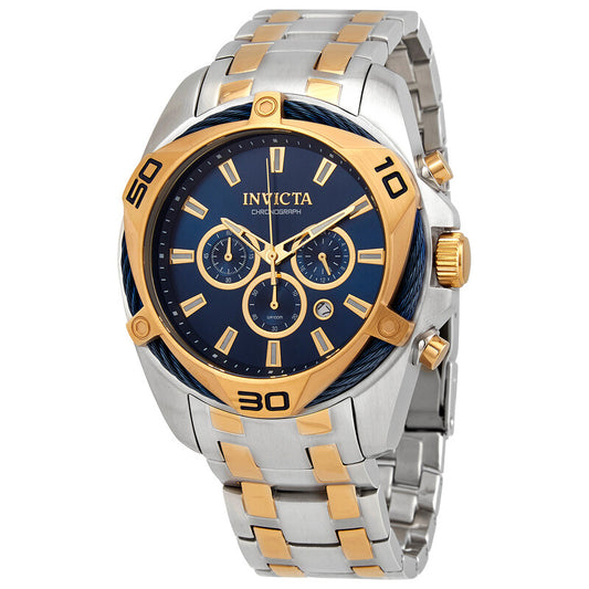 Bolt Chronograph Quartz Blue Dial Men's Watch