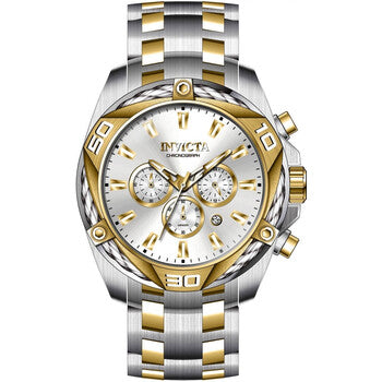 Bolt Chronograph Quartz Silver Dial Men's Watch