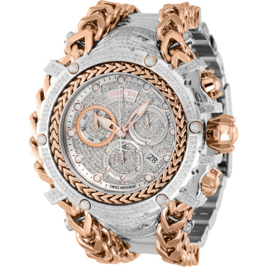 Invicta, Gladiator Chronograph Quartz Diamond Silver Dial Men's Watch