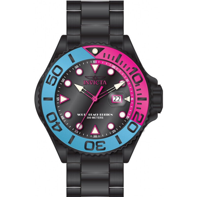 Grand Diver SOUTH BEACH Quartz Black Dial Men's Watch