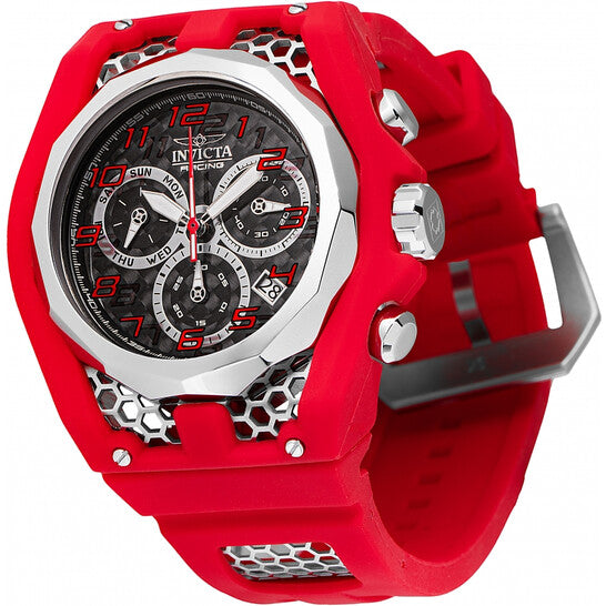 Racing Chronograph Quartz Black Dial Men's Watch