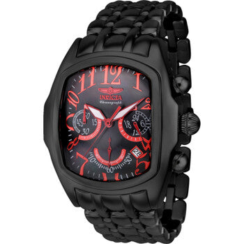 Lupah Chronograph GMT Quartz Black Dial Men's Watch