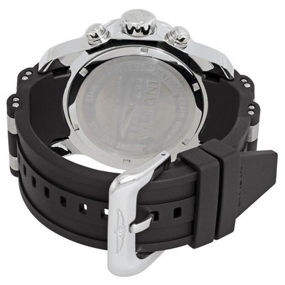 Men Pro Diver Ocean Master Chronograph Black Dial Black Rubber Watch