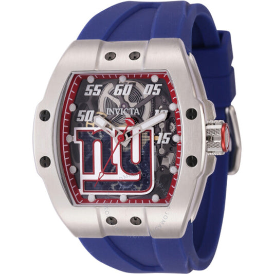 Invicta, Nfl New York Giants Automatic Red Dial Men's Watch