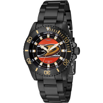 NHL Anaheim Ducks Quartz Orange Dial Ladies Watch