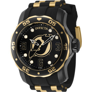 NHL New Jersey Devils Quartz Black Dial Men's Watch