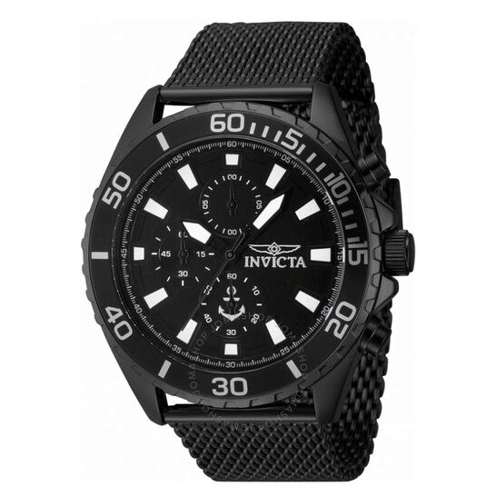 Invicta, Ocean Voyage Chronograph Quartz Black Dial Men's Watch