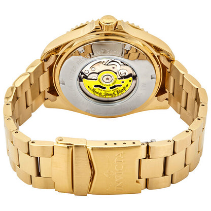 Pro Diver Automatic Date Blue Dial Yellow Gold-tone Men's Watch