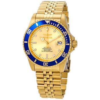 Pro Diver Automatic Date Gold Dial Men's Watch