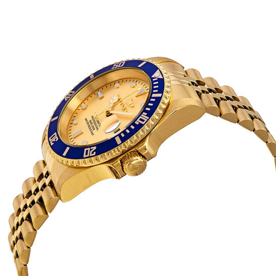 Pro Diver Automatic Date Gold Dial Men's Watch