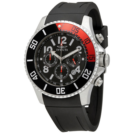 Pro Diver Chronograph Black Dial Coke Bezel Men's Watch