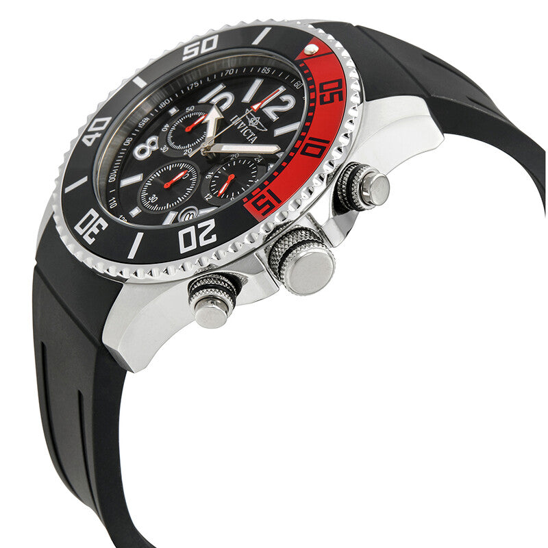 Pro Diver Chronograph Black Dial Coke Bezel Men's Watch