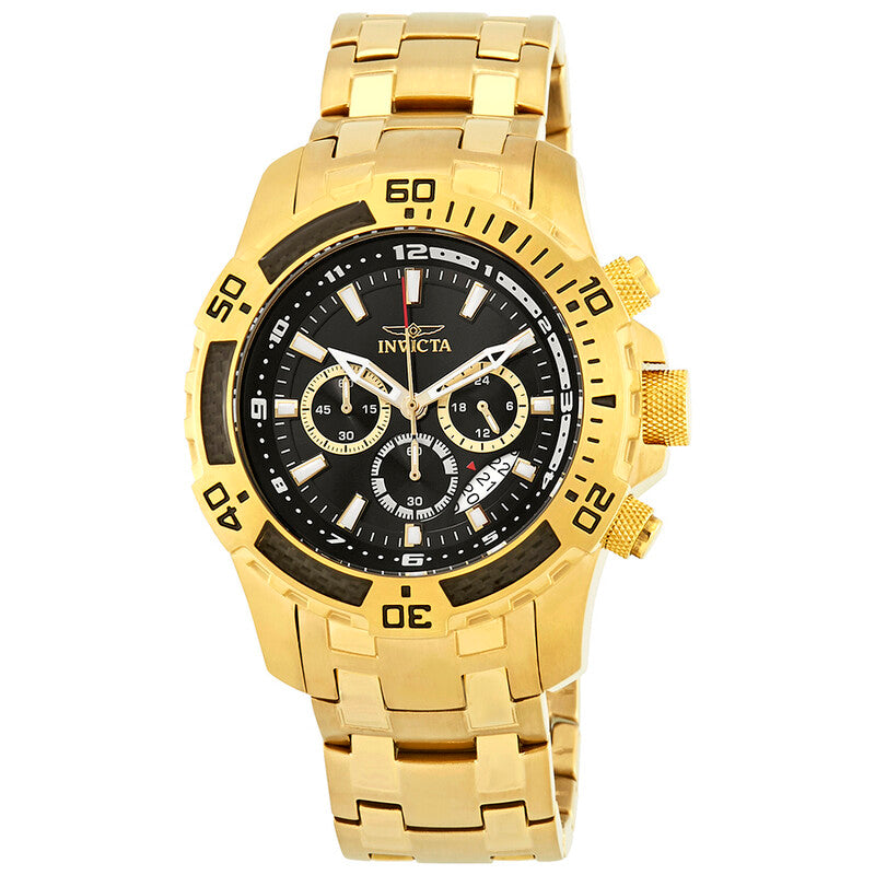 Pro Diver Chronograph Black Dial Men's Watch