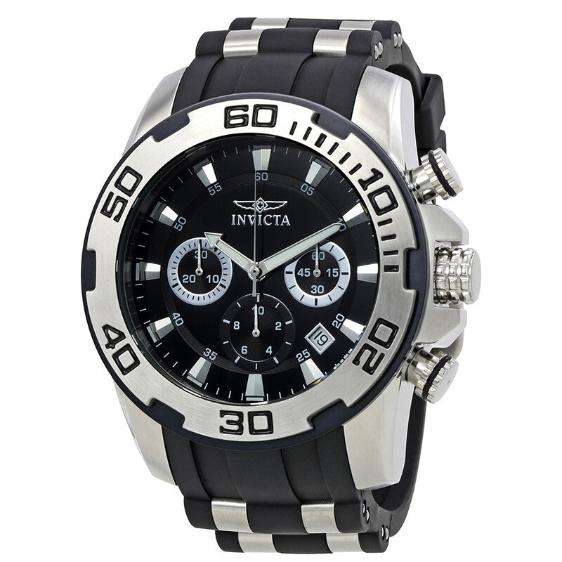 Pro Diver Chronograph Black Dial Men's Watch