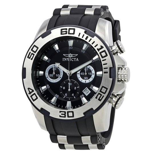 Pro Diver Chronograph Black Dial Men's Watch
