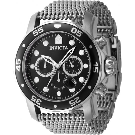 Pro Diver Chronograph GMT Date Quartz Black Dial Men's Watch