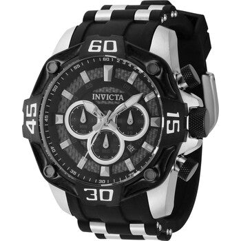 Pro Diver Chronograph GMT Quartz Black Dial Men's Watch