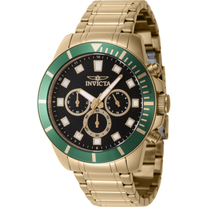 Pro Diver Chronograph GMT Quartz Black Dial Men's Watch