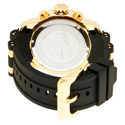 Pro Diver Chronograph Gold Dial Black Rubber Men's Watch 178841