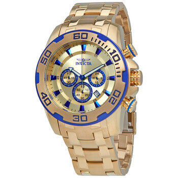 Pro Diver Chronograph Gold Dial Men's Watch