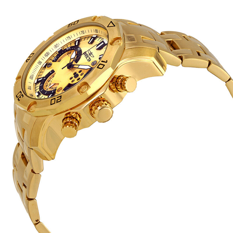Pro Diver Chronograph Gold Dial Men's Watch