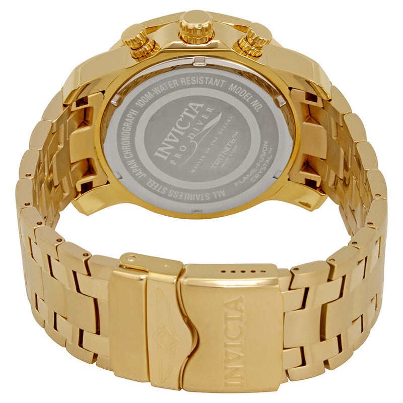 Pro Diver Chronograph Gold Dial Men's Watch