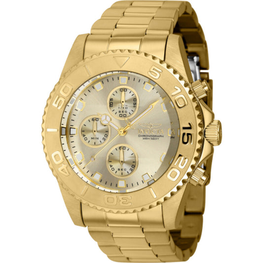 Pro Diver Chronograph Quartz Gold Dial Men's Watch