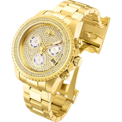 Invicta, Pro Diver Chronograph Quartz Pave Dial Men's Watch