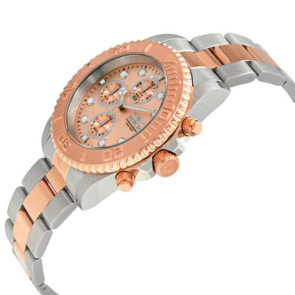Pro Diver Chronograph Rose Dial Two-tone Men's Watch
